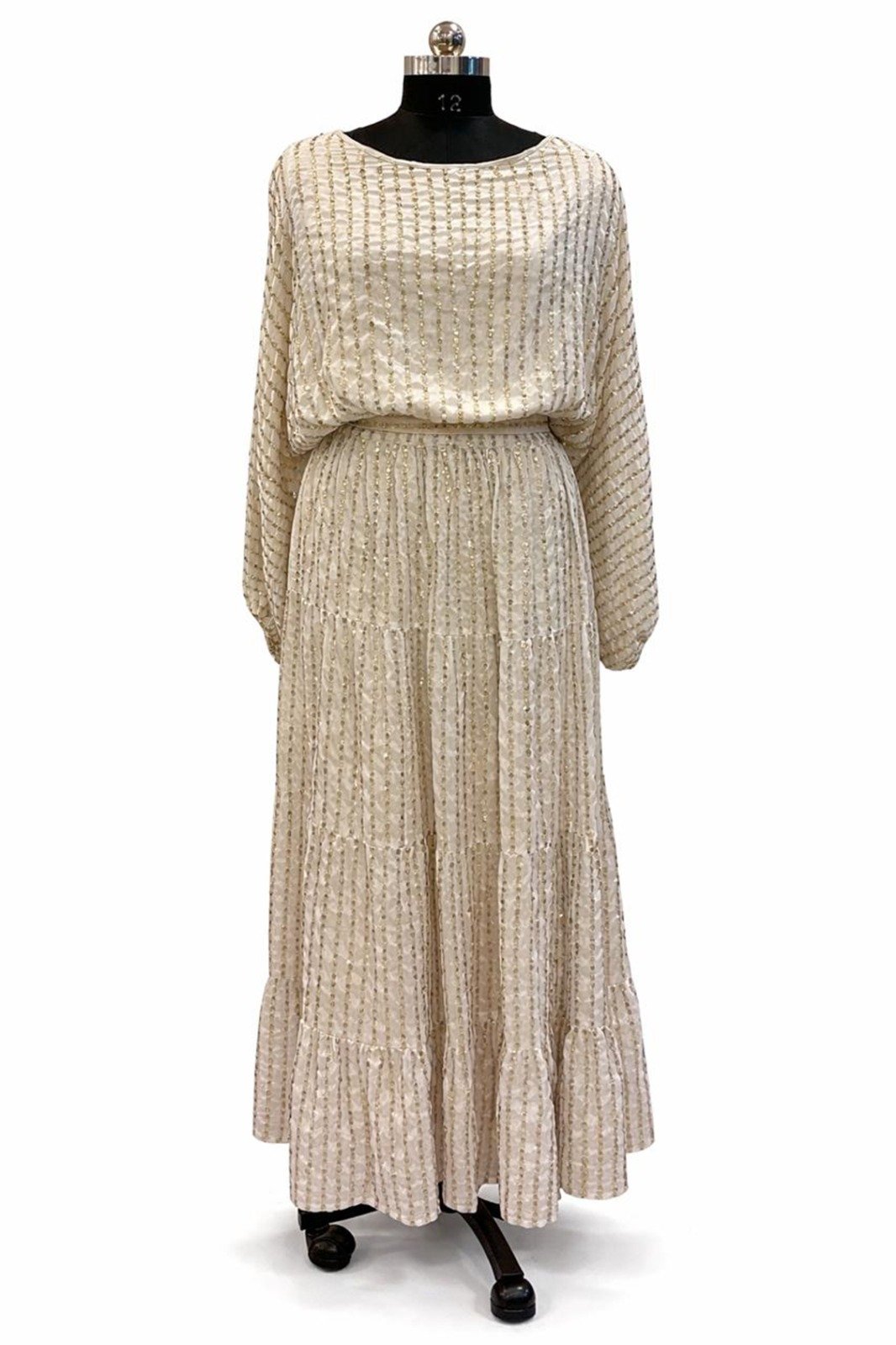 Layered bohemian style womenswear garment manufactured in Jaipur